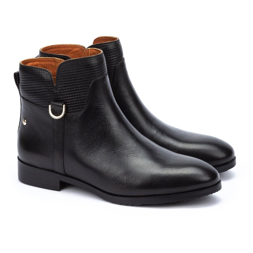 Women's Pikolinos ROYAL Ankle Boots Black | NZ NQA3251